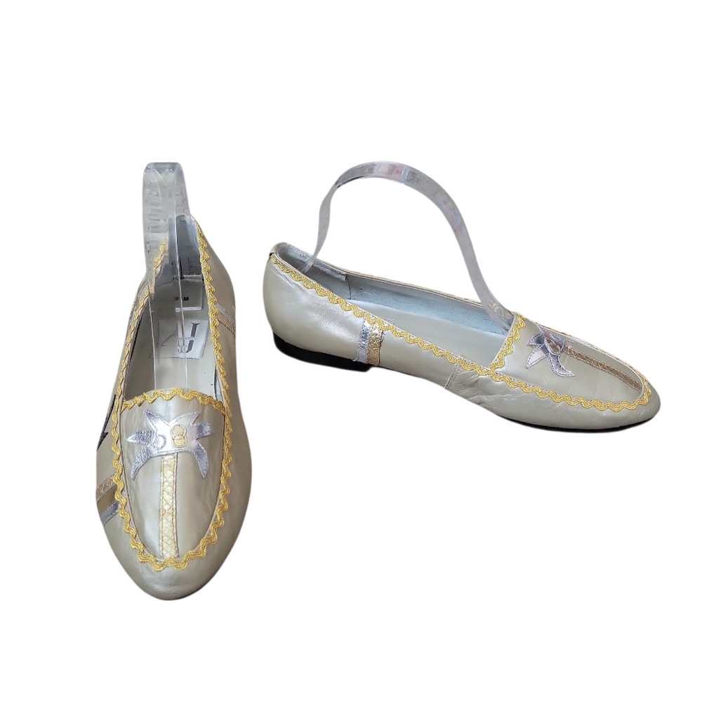 Vintage AJ Valenci Palm Tree Sun‎ Loafers